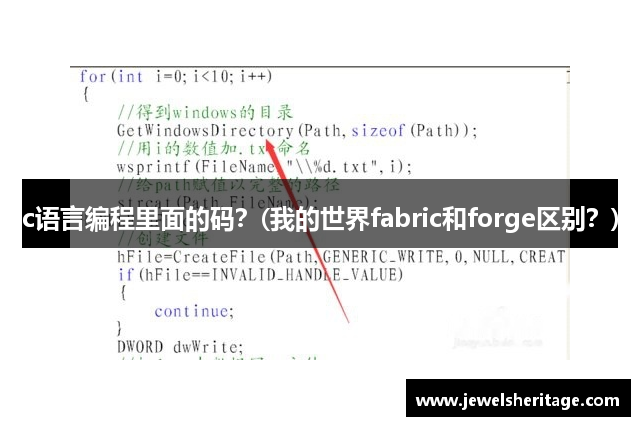 c语言编程里面的码？(我的世界fabric和forge区别？)